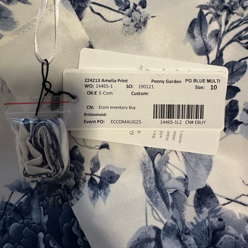 NEVER WORN Jenny Yoo Amelia Print Dress NEW WITH TAGS - Picture 6 of 7